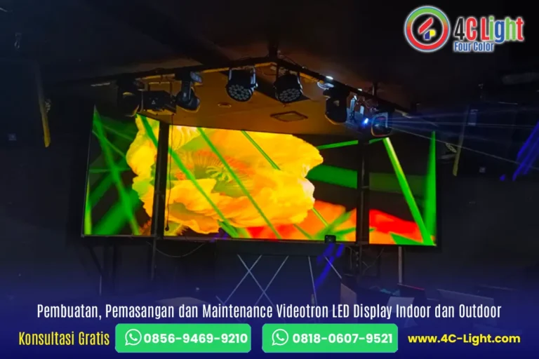 jasa pembuatan, pemasangan indoor dan outdoor, perbaikan dan maintenance Videotron LED display terdekat di Jabodetabek dan seluruh kota di Indonesia